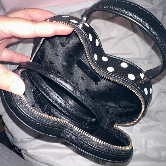 Kate Spade Love Shack Heart Shaped Polka Dots Crossbody ♠️ - Picture 8 of 10